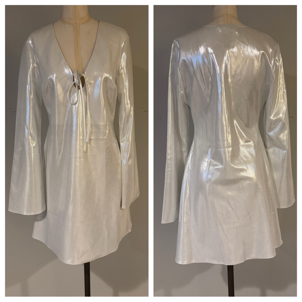 Anthropologie Metallic Dress
